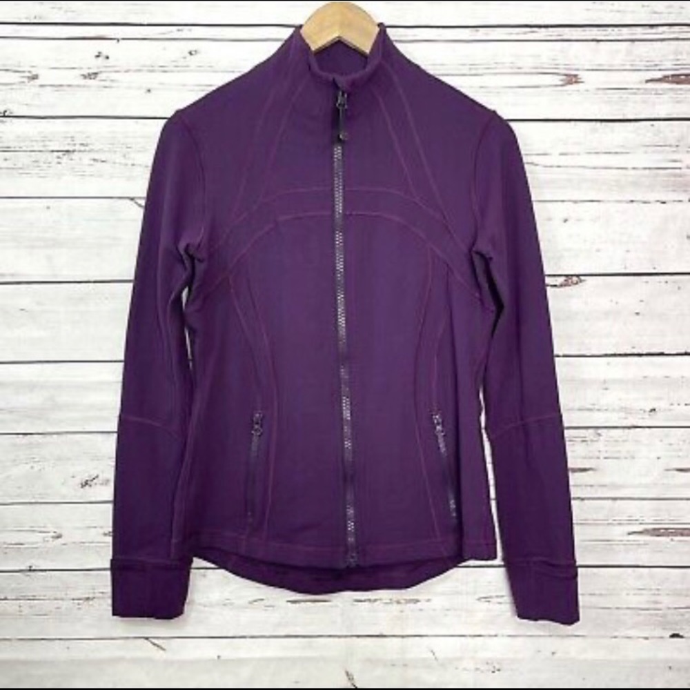 Lululemon Define Jacket Darkest Magenta 10